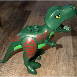 Lego Duplo Green Tyraninsaurus T Rex Dinosaur Jurassic World Collectible 5597